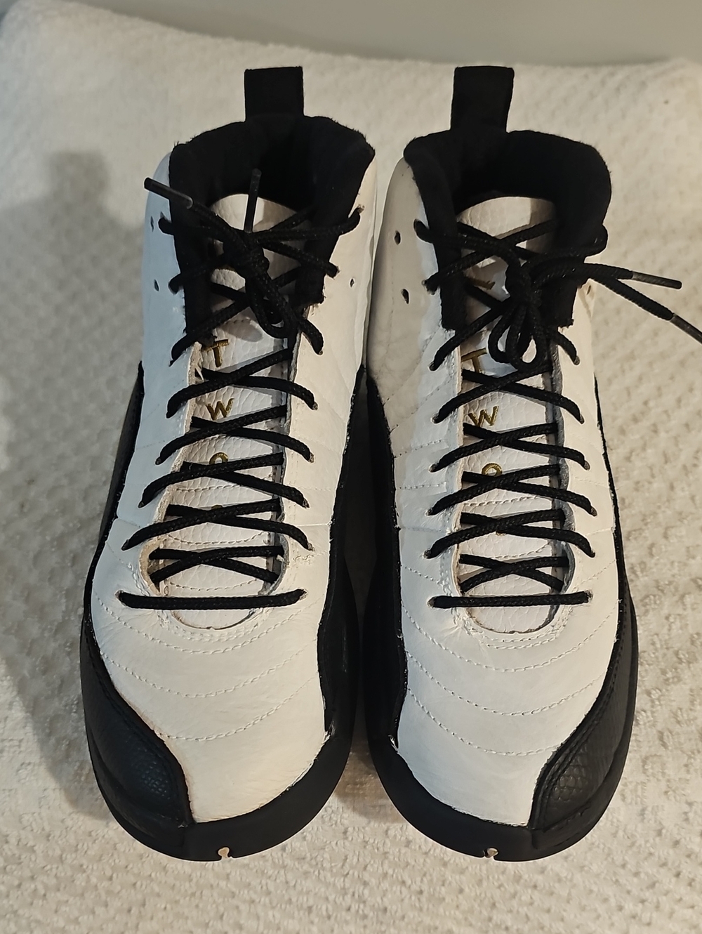 Jordan Kids Black and White High-Top Sneakers